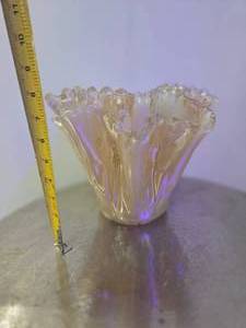 Murano Shell Glass Vase