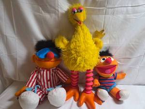 Vintage Sesame Street Figures