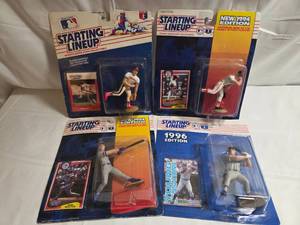 BASEBALL Starting Line-Up figures - Lot of 4
