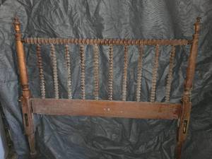 1940s Vintage Headboard with Footboard -Combo
