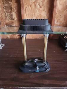 Vintage 1980s Saturn Bankers Desk Lamp