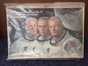 Astronauts of Apollo 11 First on the moon jigsaw puzzle