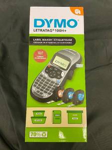lot 10 image: DYMO LetraTag 100H& Label Maker - Value Pack