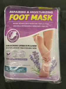 lot 29 image: Foot Mask 12-Pack -24 Masks Repairing & Moisturizing for Feet