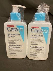 lot 104 image: CeraVe SA Smoothing Cleanser 8 oz (2-Pack)