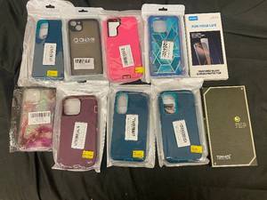 lot 153 image: Phone Cases (Lot of 10) - Assorted Colors & Models