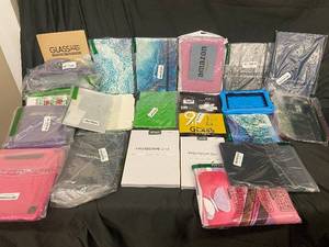 lot 180 image: JetTech Protective Cases - 9H Tempered Glass Screen Protectors - Assorted Colors