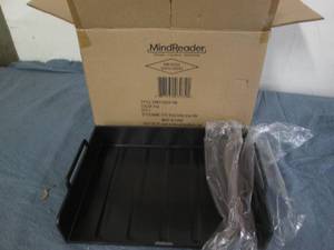 lot 102 image: Mind Reader stackable plastic tray ...