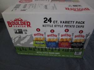 lot 122 image: 24 Ct variety pack of Boulder Canyo...