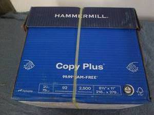 lot 130 image: 2500 Sheets 8.5 x 11 Hammermill cop...