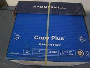 lot 131 image: 2500 Sheets 8.5 x 11 Hammermill cop...
