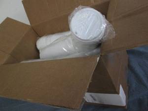 lot 142 image: Dixie hot cup lids...