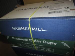 lot 157 image: Hammermill 11 x 17 paper, 2000 shee...