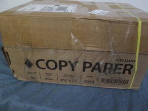 lot 162 image: 5000 Sheets 8.5 x 11 Copy paper...