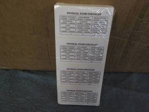 lot 169 image: 3125 x 4 Physical exam checklist st...