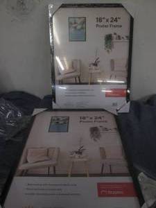 lot 180 image: 4 18 x 24 poster frames...