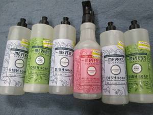 6 Bottles Mrs Meyers Clean Day asso...