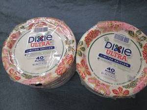 8 40 Packs of Dixie Ultra plates...