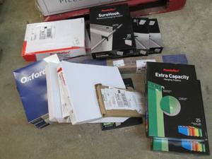 Lot of files and filing supplies...