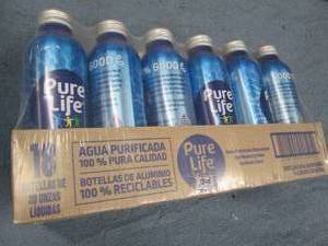 18 Cans of 20oz Pure Life water...