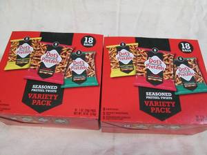 2 18 Variety packs of Dots pretzels...