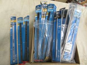 Box of chain saw files and hack saw...