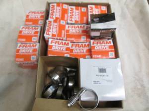 Oil filters and specialty clamps...