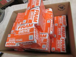Box of oil filters...