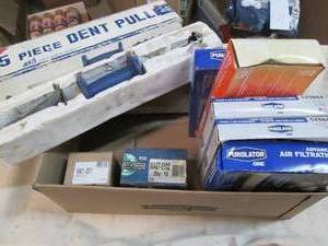 Dent puller as pictured, air filter...