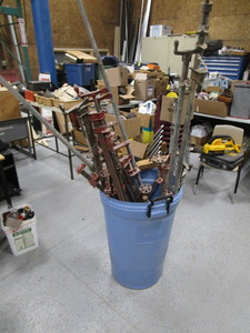lot 88 image: Misc Bar Clamps