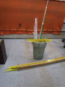 lot 89 image: Misc Plexiglass Rods