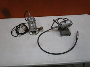 lot 132 image: Flex Shaft Dremel Tool & Router