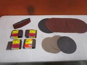 lot 144 image: Sanding Discs & Belts