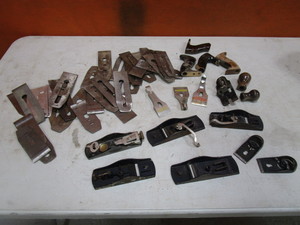 lot 176 image: Wood Plane Blades & Parts