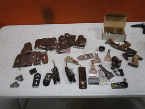 lot 177 image: Wood Plane Blades & Parts