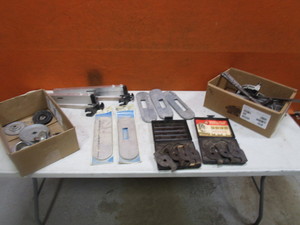 lot 181 image: Dato Blades & Misc Table Saw Parts