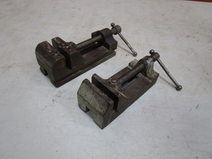 lot 193 image: (2) Drill Press Vises