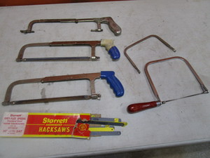 lot 198 image: Hack Saws & Blades