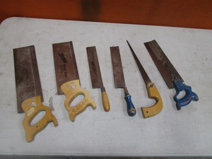 lot 200 image: Miter Box Saws & Trim Saws