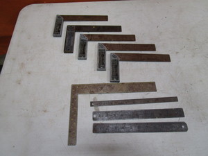 lot 202 image: Squares & Straight Edge Rules