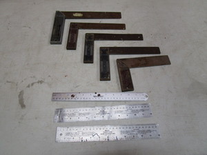 lot 203 image: Squares & Straight Edge Rules