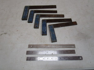 lot 204 image: Squares & Straight Edge Rules