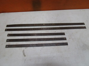 lot 208 image: Spring Steel Straight Edge Rules