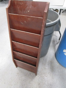 lot 229 image: Wall Mount Magazine Rack