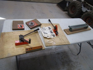 lot 67 image: Metal Benders, Roller & Hole Punch