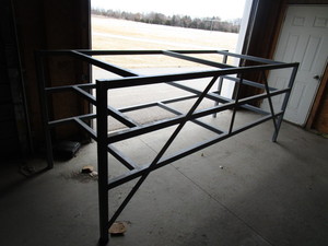 lot 37 image: Heavy Duty Steel Shelving Unit 4x4x10