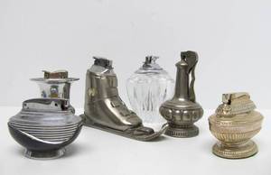 Estate Lot of Vintage Lighters #1 - Table Lighters