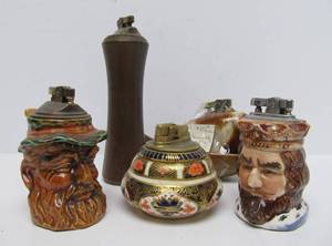 Estate Lot of Vintage Lighters #3 - Table Lighters