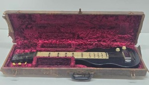 Original 1940s L.C. KIESEL Company Steel Lap Guitar wCase