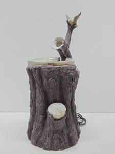 Large Working Birdbath Log Fountain - 29